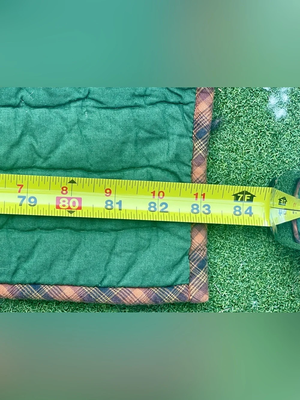 Vintage Cozy Things 100% Cotton Autumn Plaid Quilt Boho Full Queen 🍂✨